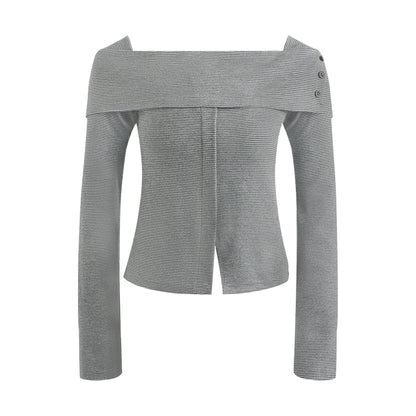 Striped Long Sleeve Top Set-Up