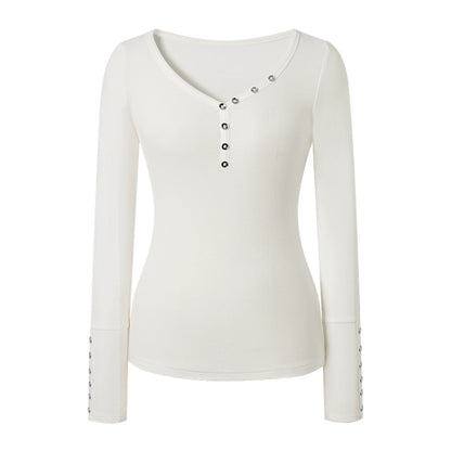 Black-White Knit Sweater