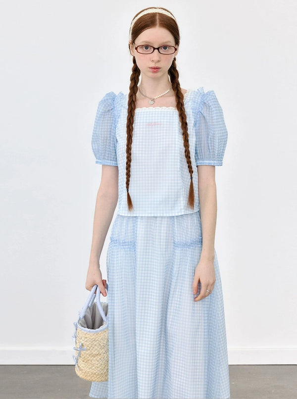 Lilia Garden Puff Sleeve Top