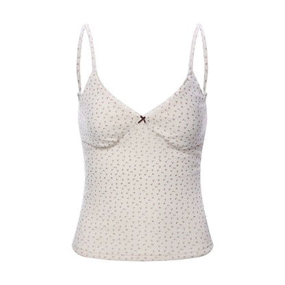 Floral Bow Tie Cardigan Matching Set