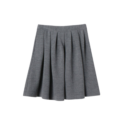 Knitted Scarf Collar Jacket Set-Up