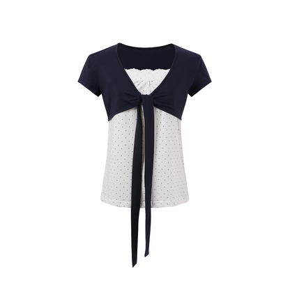Polka Dot Tube Cardigan Set-Up