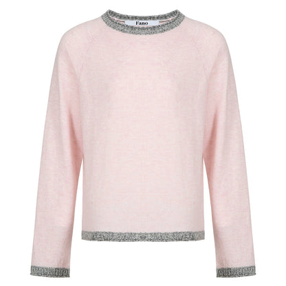 Retro Pink Wool Top