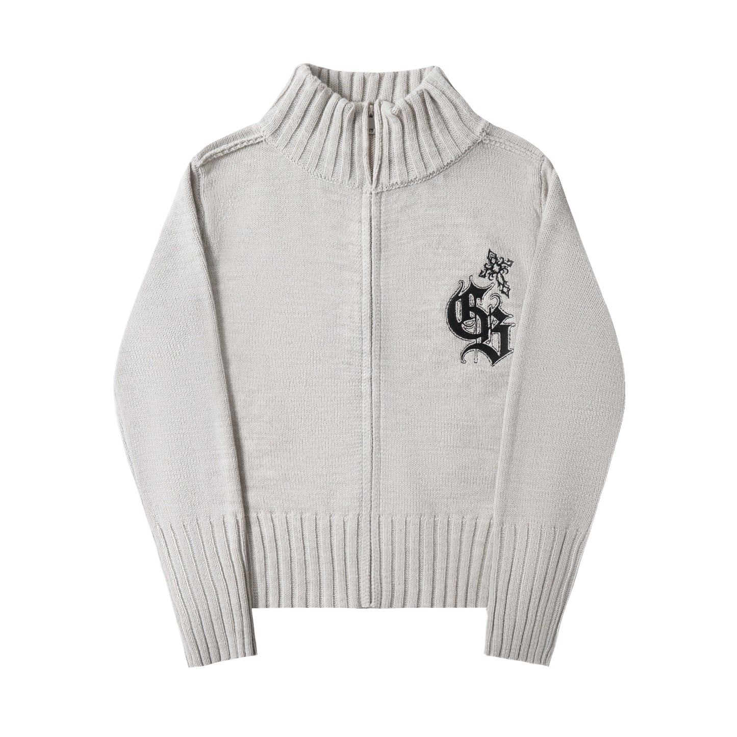 Vintage Spice Jacquard Knitted Cardigan