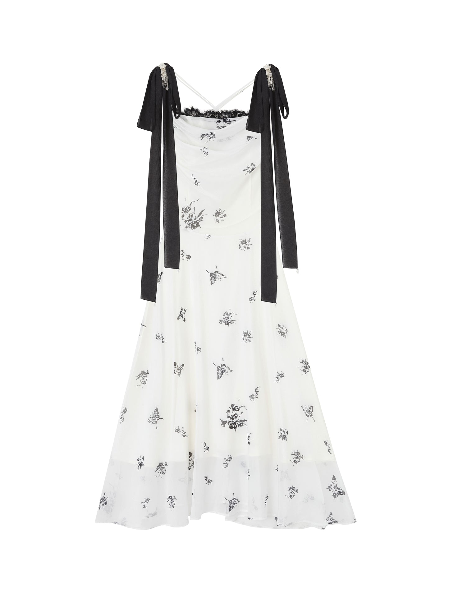 Fontainebleau Floral Butterfly Dress