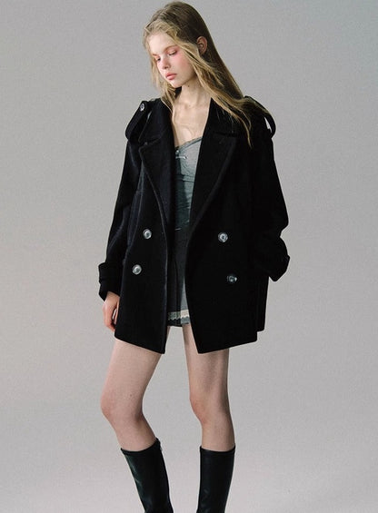 black wool jacket