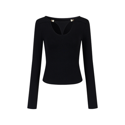 Shadow Rhyme Knit Top