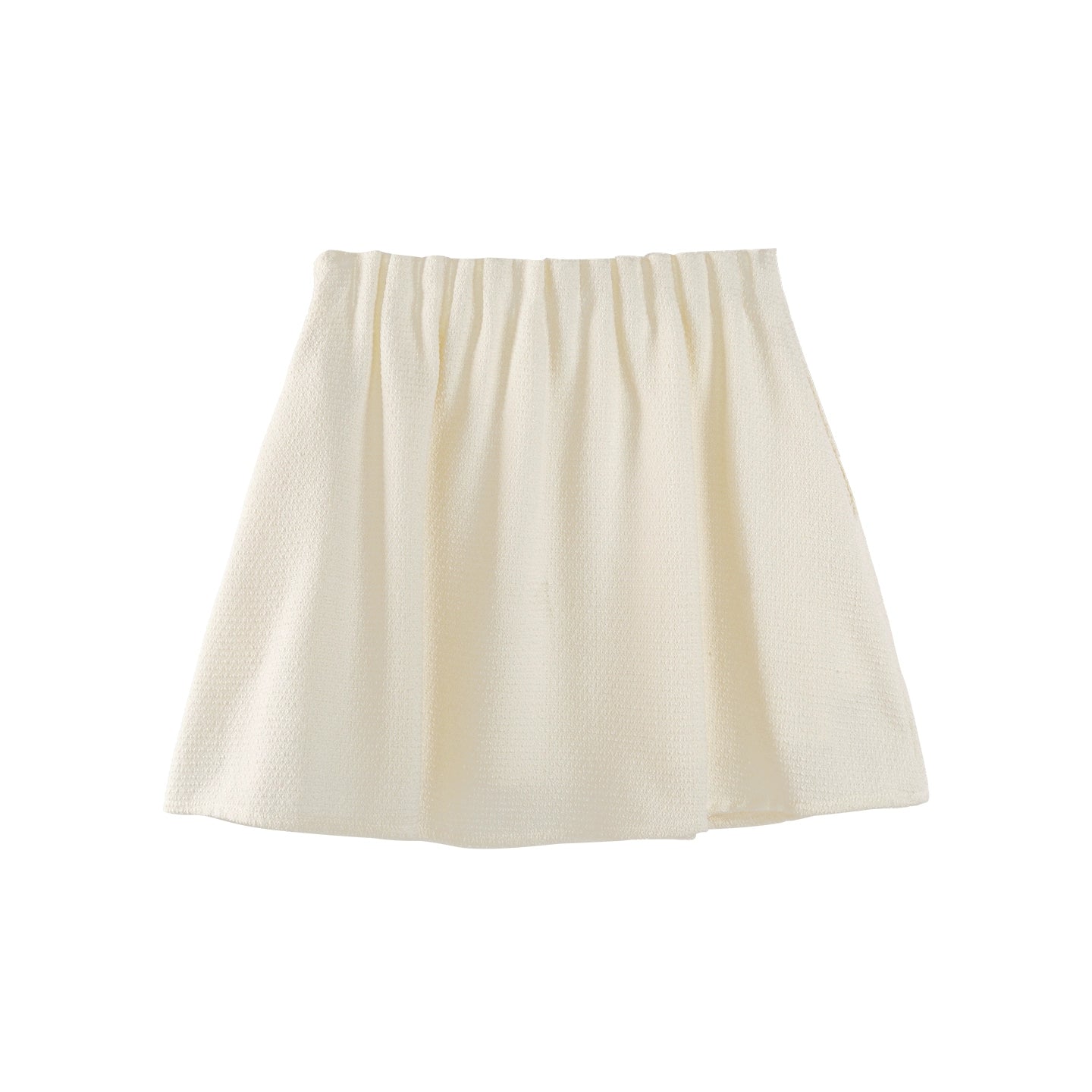 Designer White Short Skirt