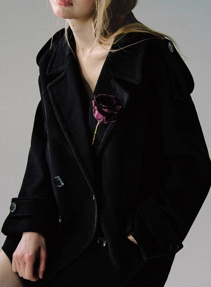 black wool jacket