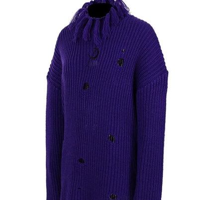 Loose genderless Sweater Coat