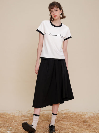 Short Sleeve CAMOOONI Branch Top