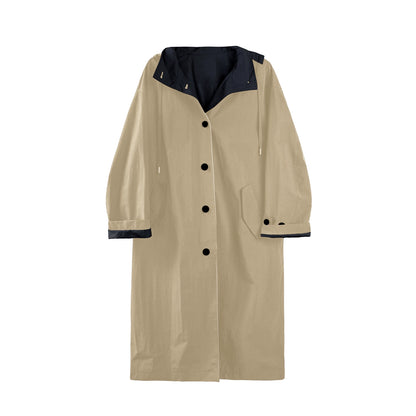 Relaxed Silhouette Cinched Waist Parka Coat