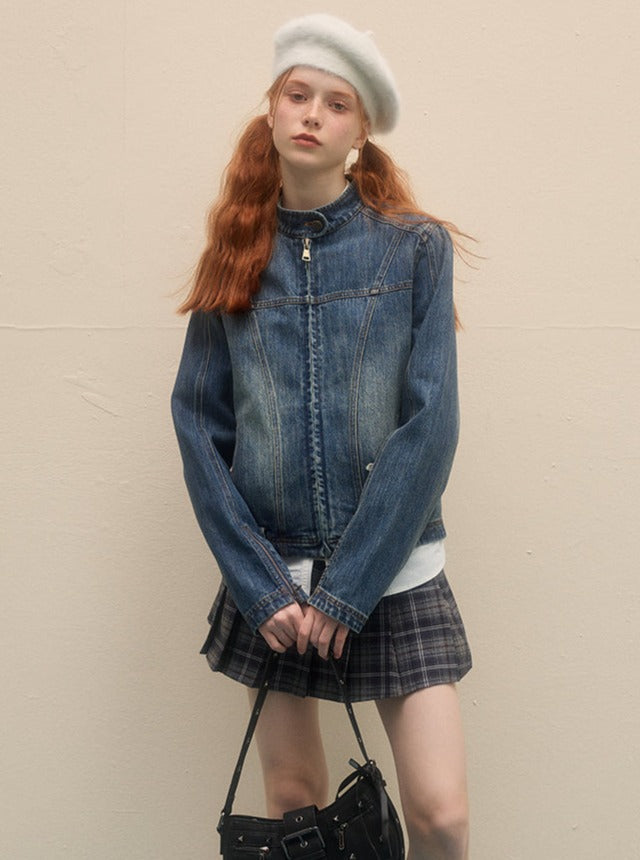 Casual Versatile Vintage Denim Jacket