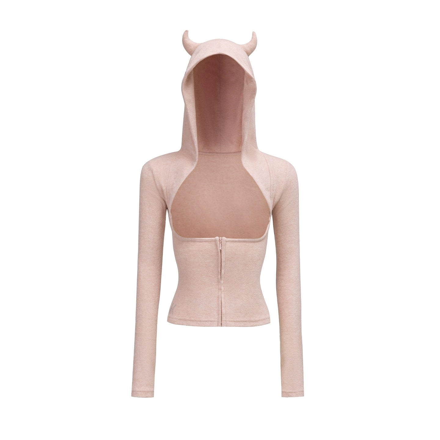 Devil Horn Sweatshirt Bootcut Pants Set-Up