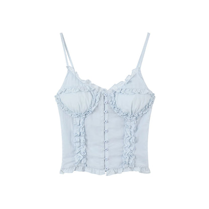 Okinawa Lace Cotton Camisole