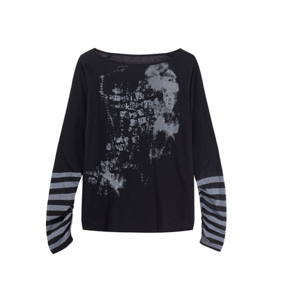 Sweet Spice Girl Off-the-Shoulder Black Top