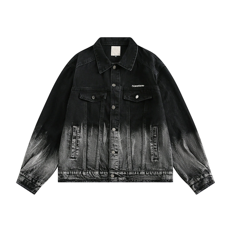 Gradient Denim Jacket for Teens Jacket