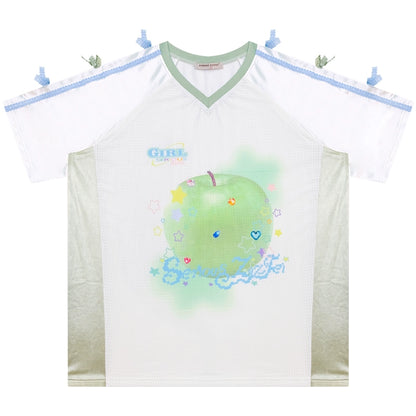 Summer Apple Print Tee