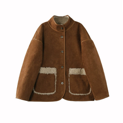 Premium Suede Reversible Coat