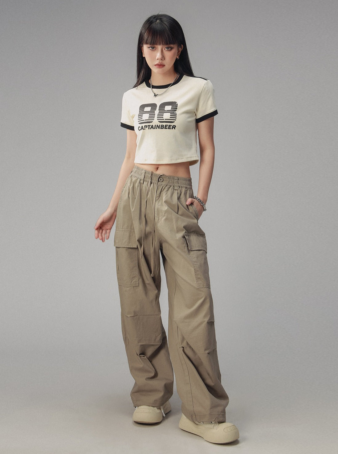 Slim Fit Babes Crop Top