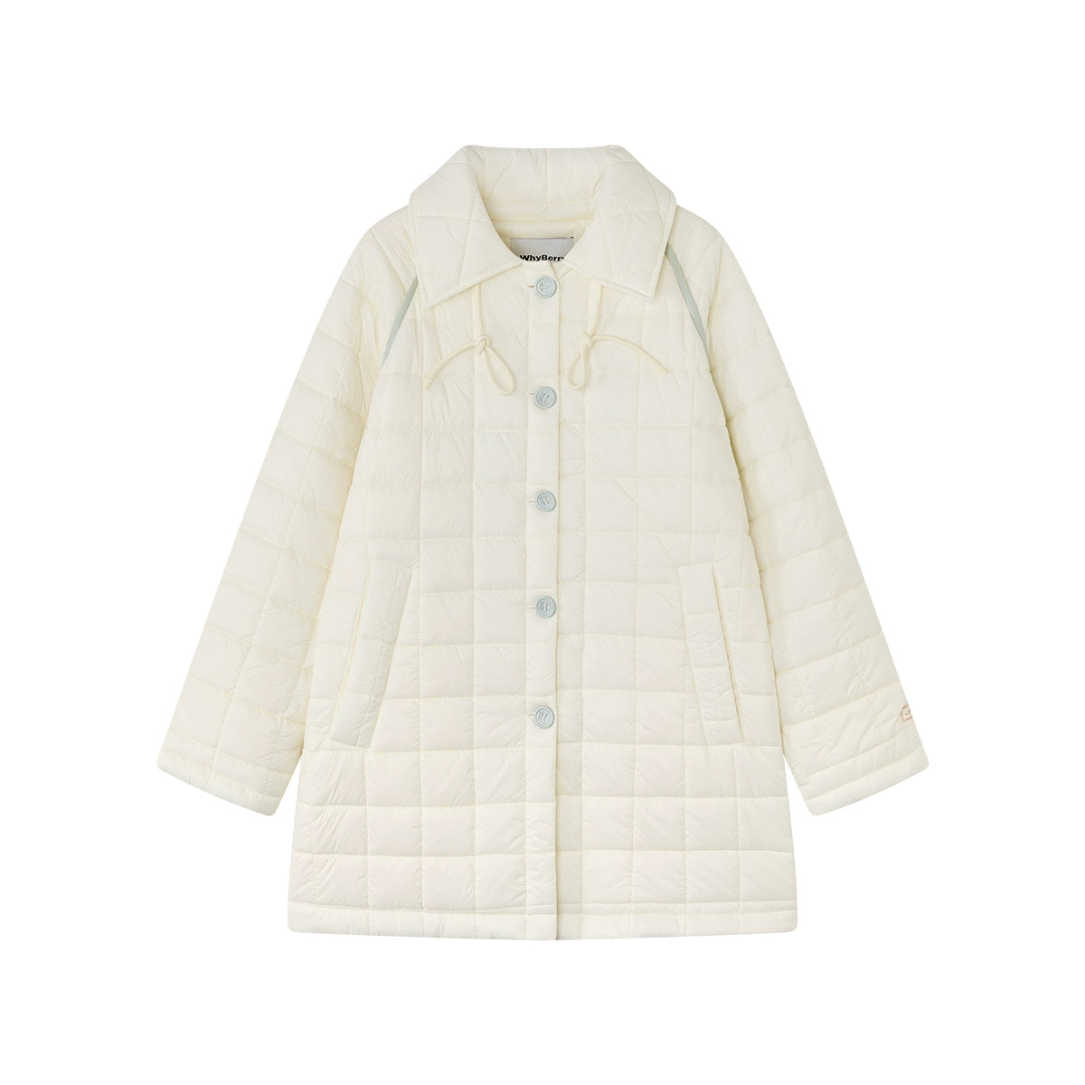 Light Quilted Mid-Length Coat