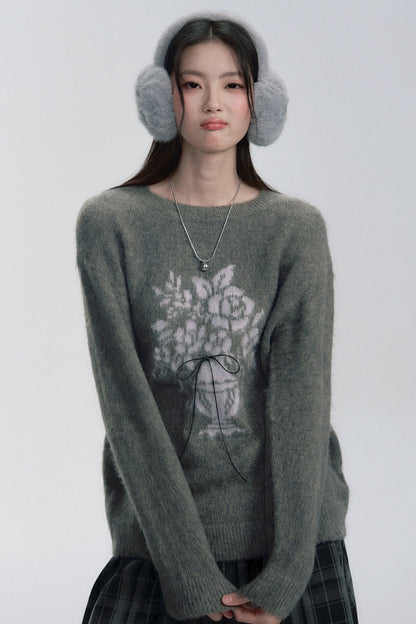 Warme Knopf-Akzent-Ohrenschützer 