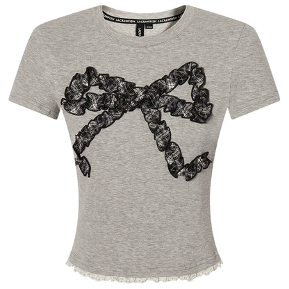 Bow Lace Top
