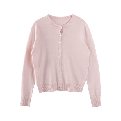 Multi-Color Snowflake Knitted Cardigan