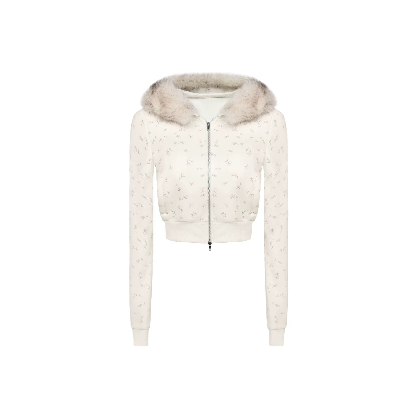 Floral Slim-Fit Sweatshirt