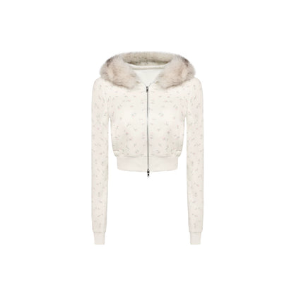 Floral Slim-Fit Sweatshirt