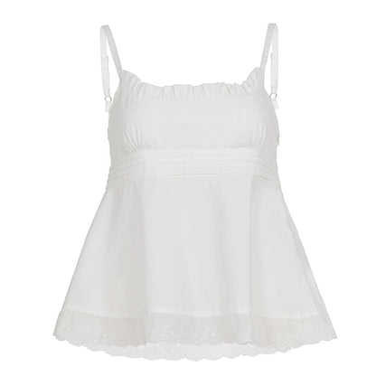 French Lace Patchwork Camisole Top