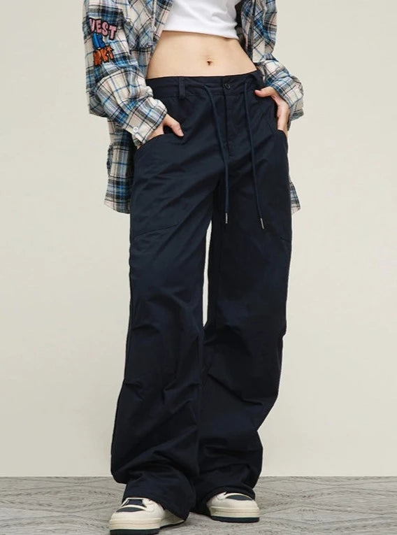 Maillard Loose Straight Casual Pants