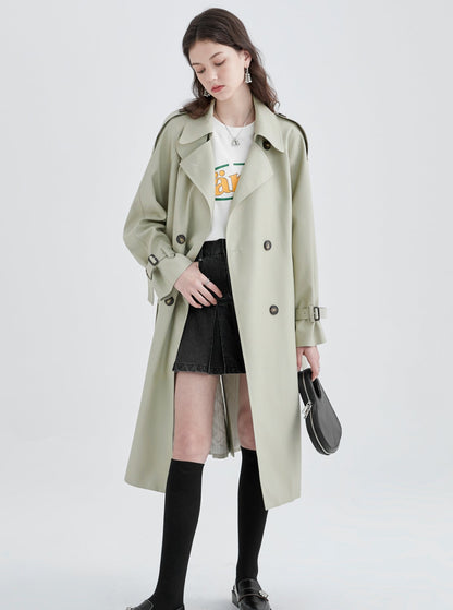 Thin British Style Trench Coat