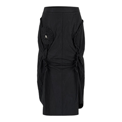 Gothic Plaid Flower Shirt & Skirt Set-Up