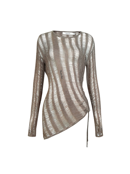 Cutout Long Sleeve Top