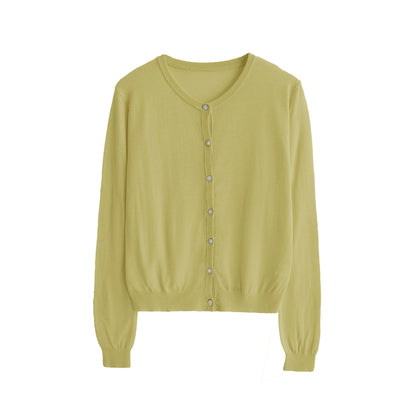 Linen Knitted Cardigan Set