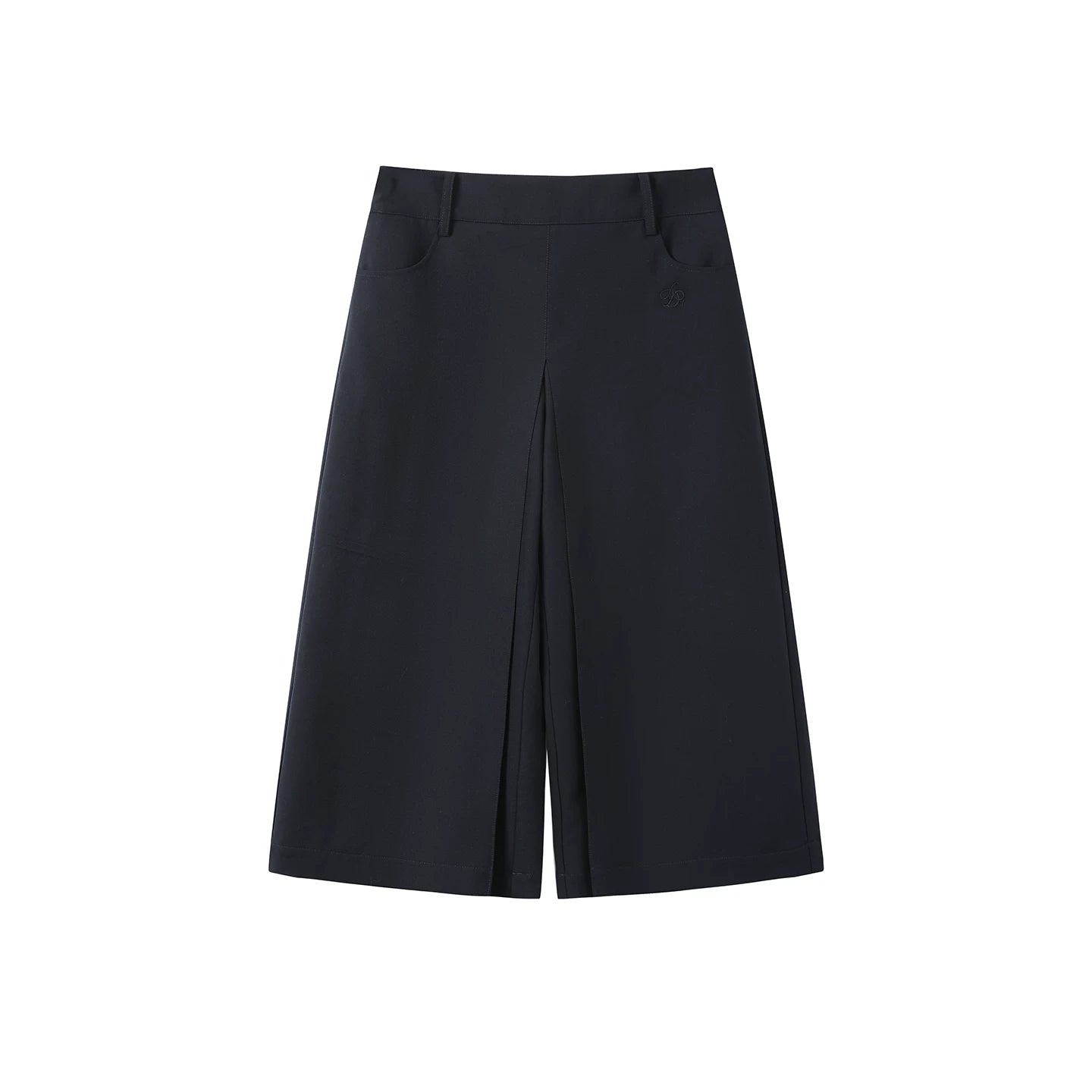 Pleated Wide-Leg Pants