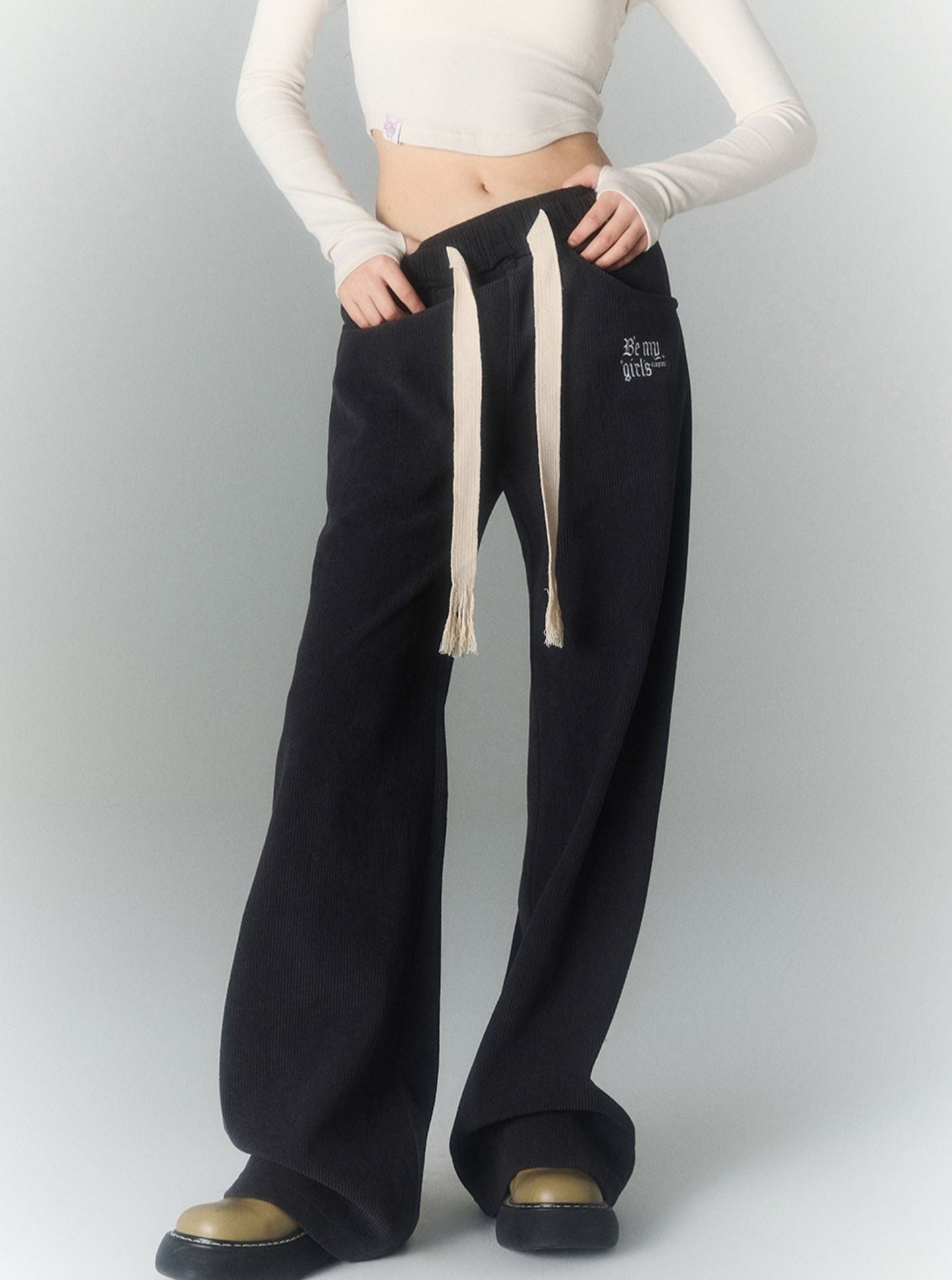 Casual High Waist Loose Pants