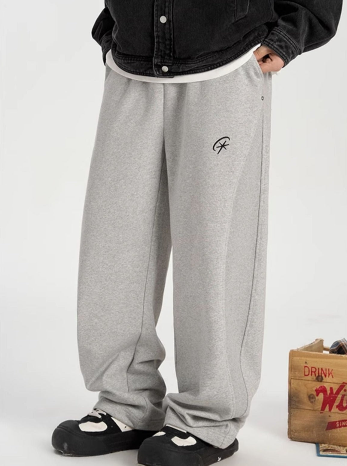 Versatile Stitched Sweat Pants