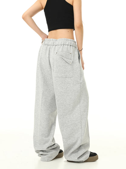 Graue Retro-Sweatpants