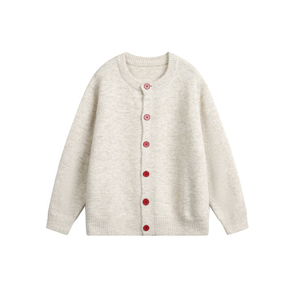 Fall Wool Button-Knitted Cardigan