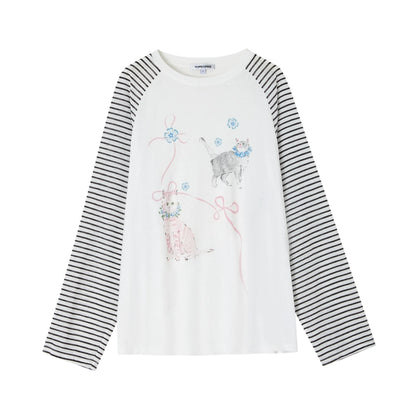 High Neck Silhouette Shirt