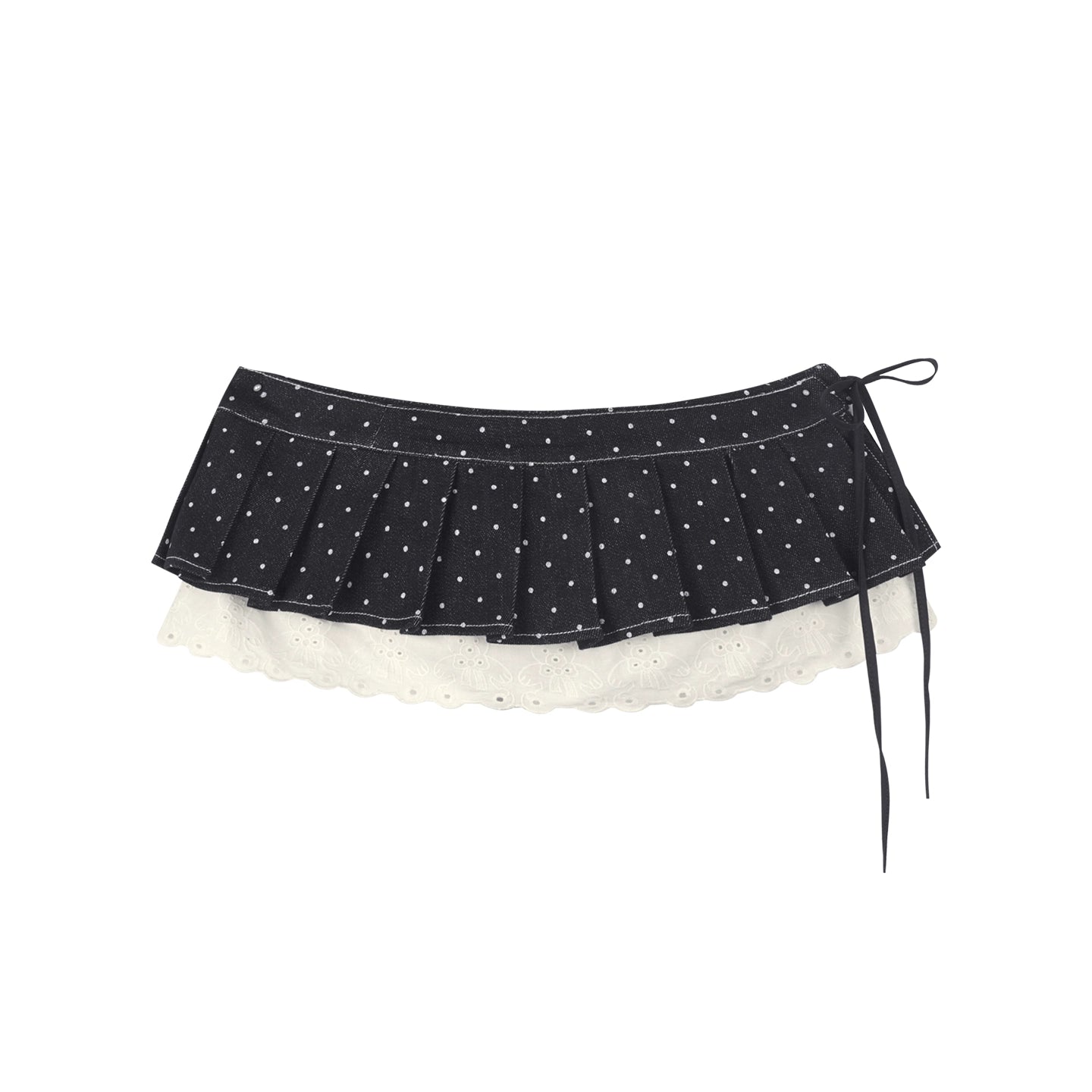 Black Polka Dot Jeans Set-Up