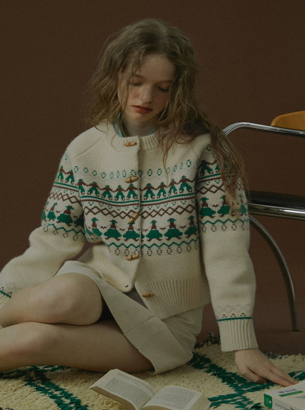 VINTAGE VILLAIN KNIT SWEATER JACKET