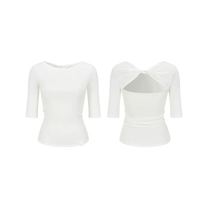 Reversible Cross-Knot Blouse