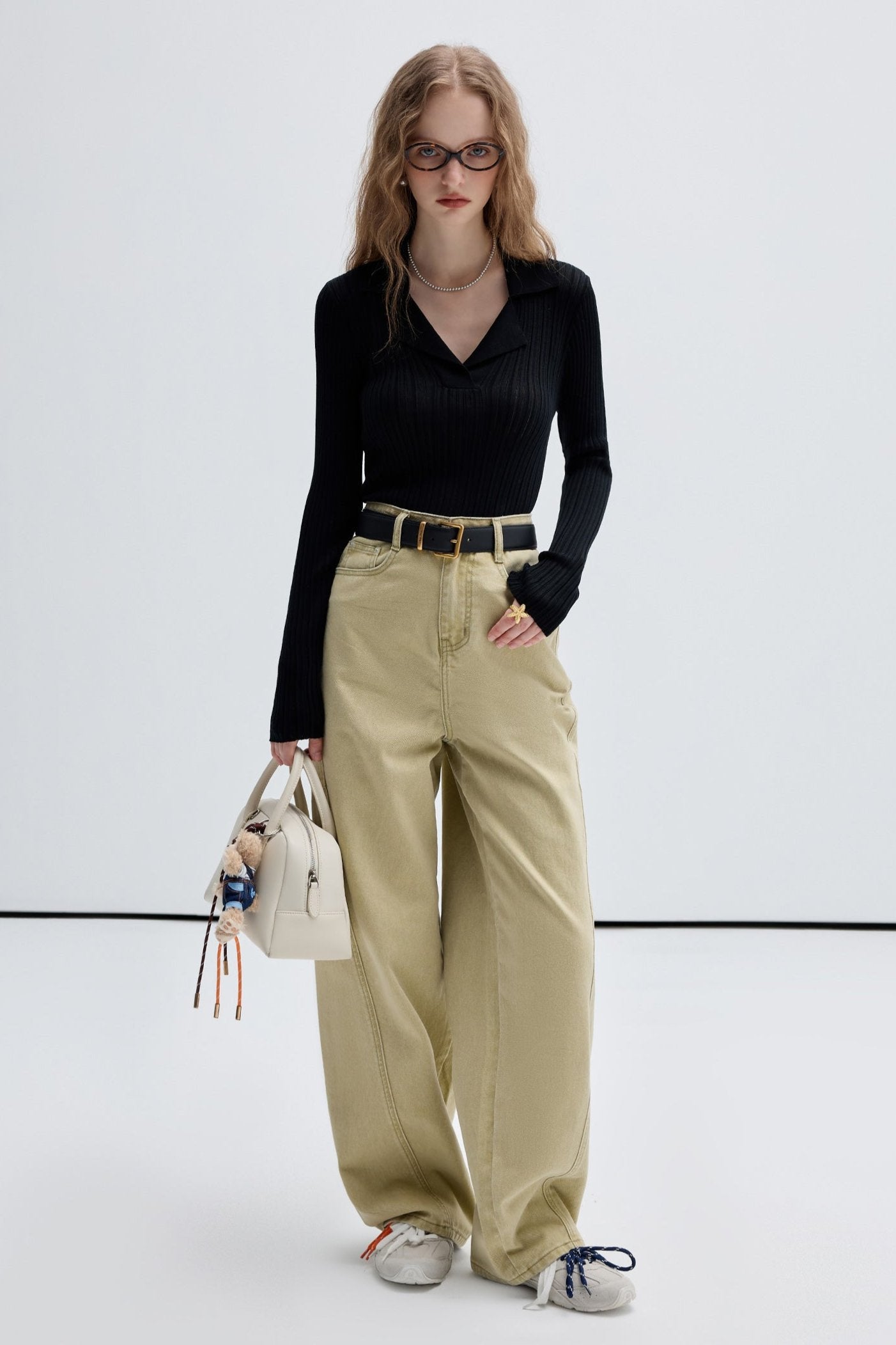 High-Waisted Commuter Slacks