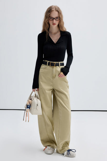 High-Waisted Commuter Slacks