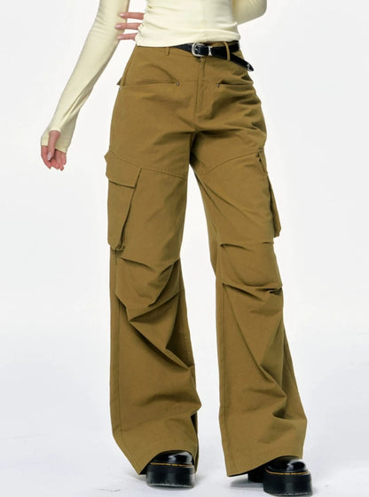 American retro cargo pants