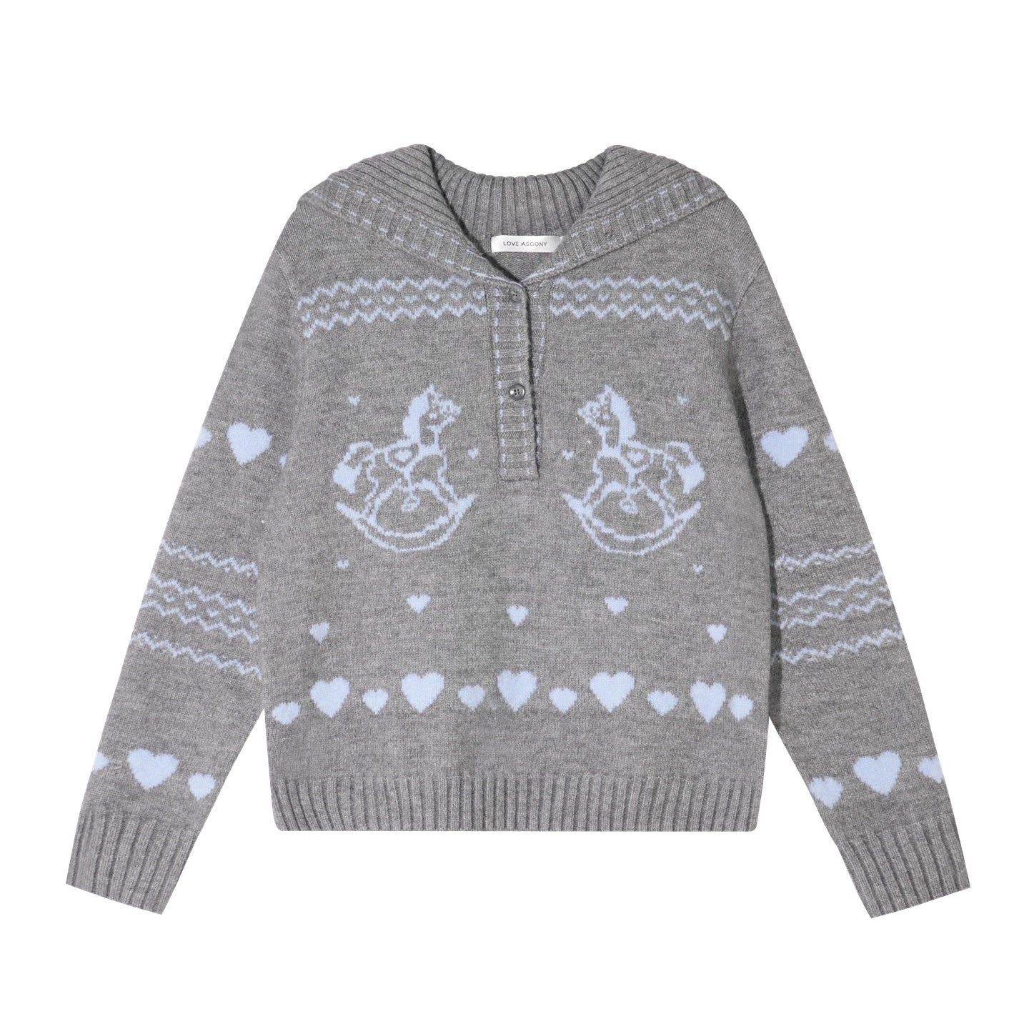 Retro Jacquard Knit Sweater