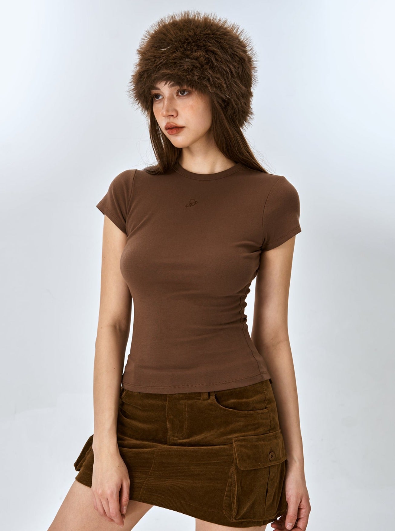 Basic Waist Shoulder T-Shirt